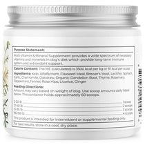 Dog Multivitamin & Mineral Powder Supplement