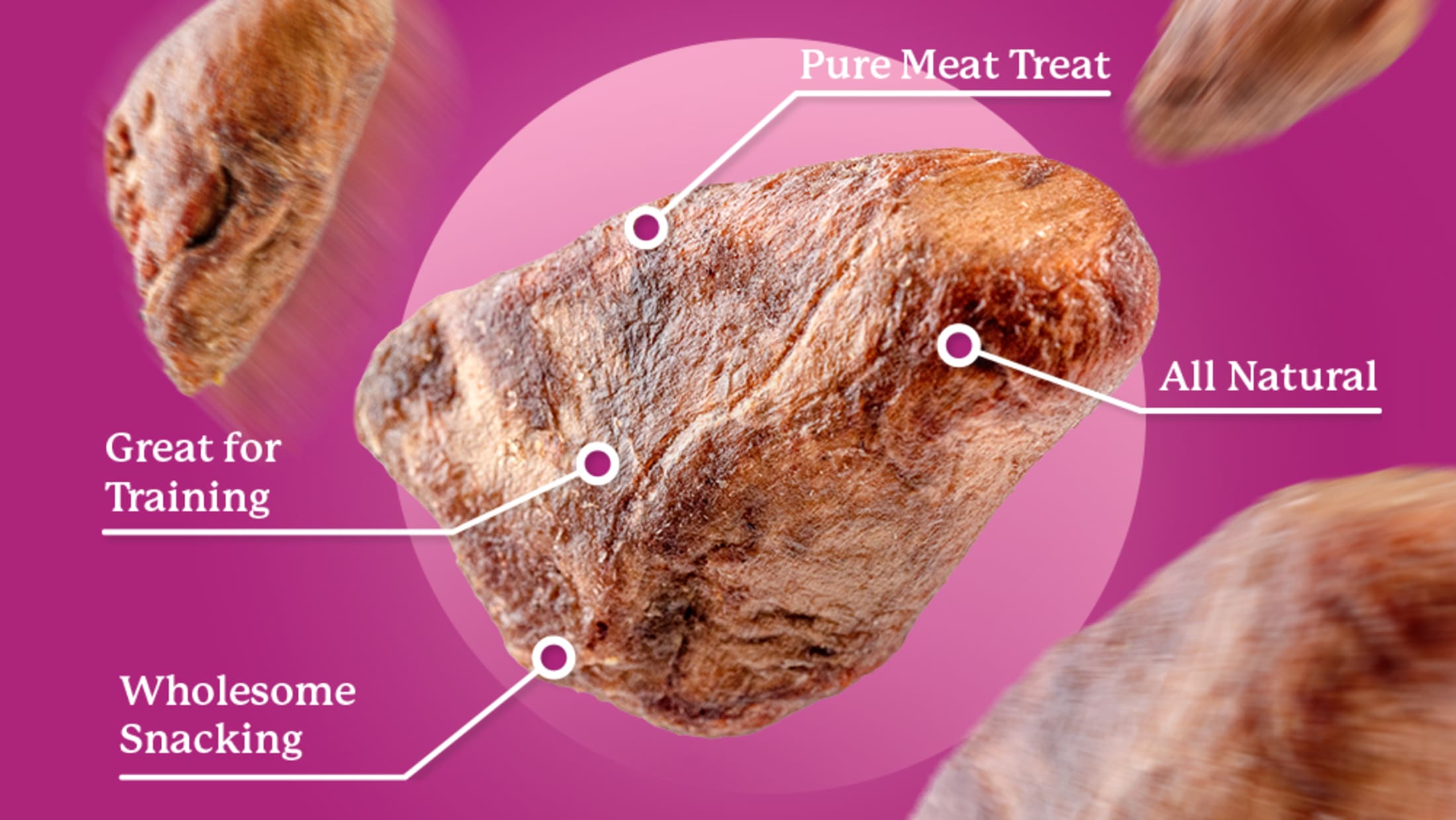 Pure Meat Treat, All Natural, Great for Training, Wholesome Snacking