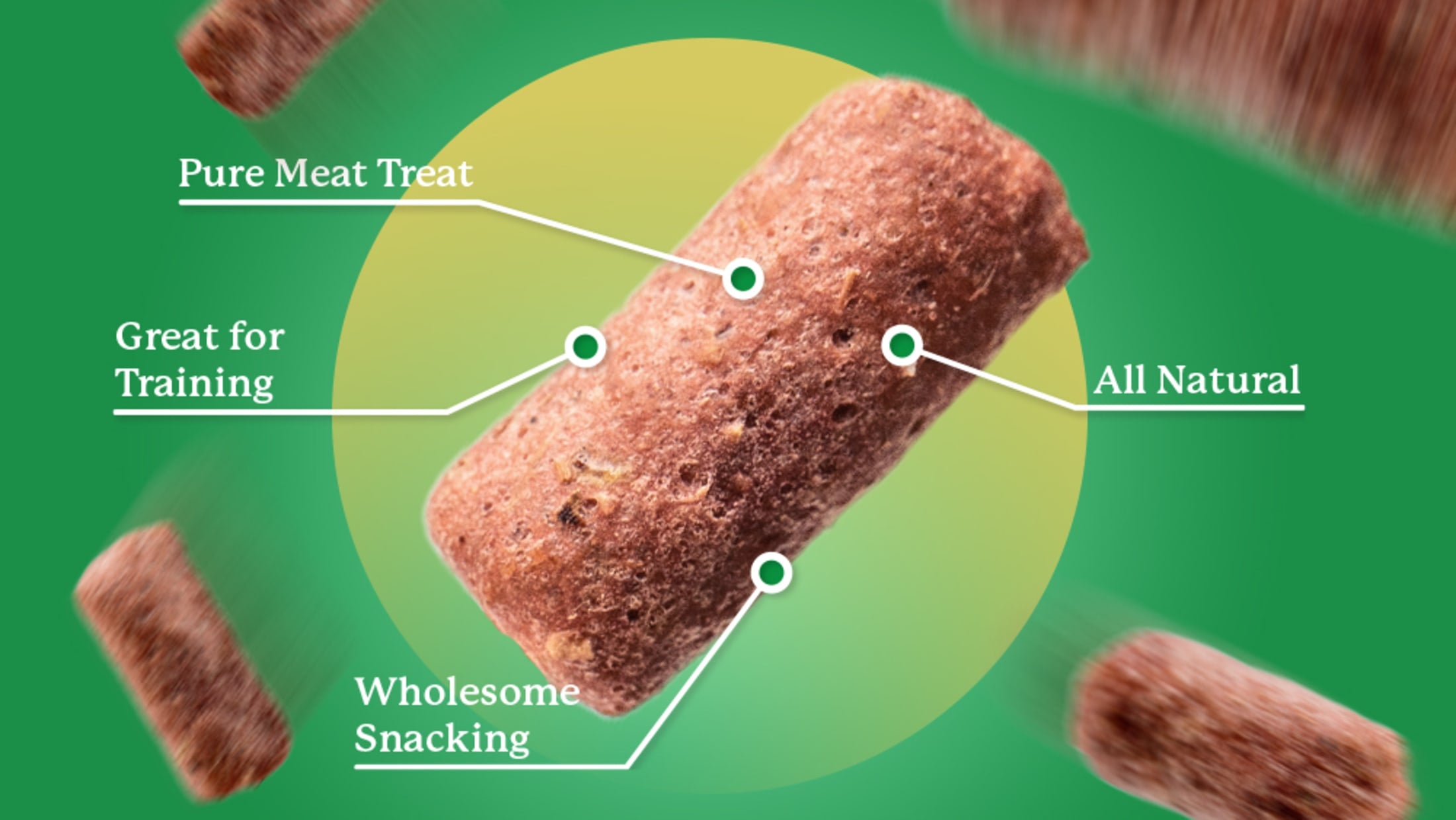 Pure Meat Treat, Great for Training, All Natural, Wholesome Snacking