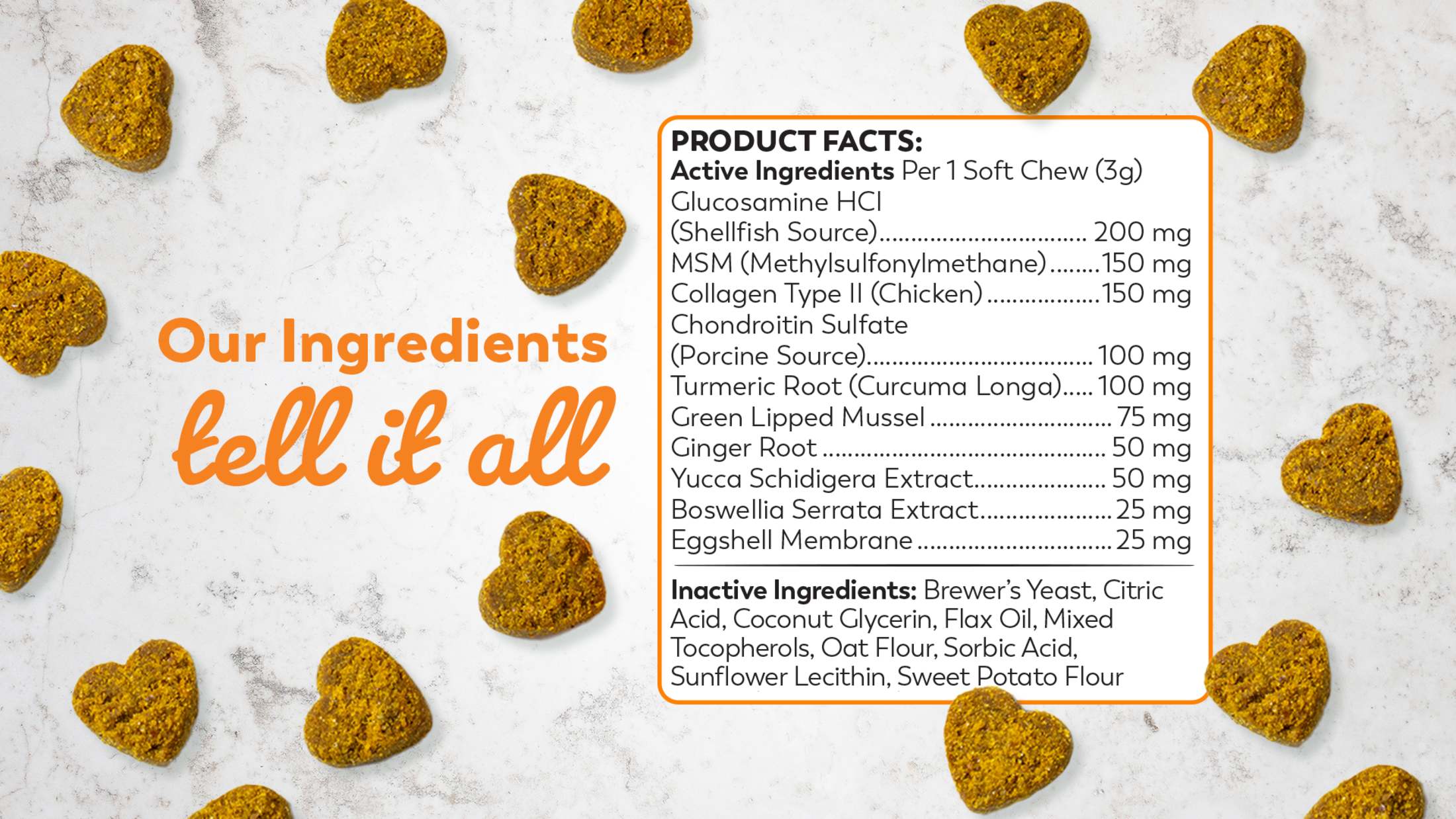 Our Ingredients Tell It All